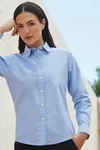 Ladies´ Classic Long Sleeved Oxford Shirt Blue Oxford