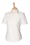 Ladies´ Classic Short Sleeved Oxford Shirt White