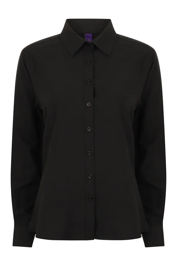 Ladies´ Wicking Long Sleeve Shirt Black
