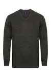 Men´s Lightweight V-Neck Jumper Grey Marl