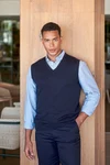 Men´s Lightweight Sleeveless V-Neck Jumper