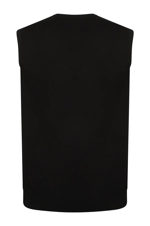 Men´s Lightweight Sleeveless V-Neck Jumper Black