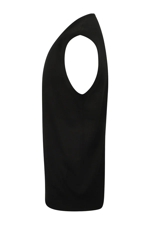 Men´s Lightweight Sleeveless V-Neck Jumper Black