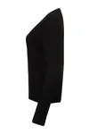 Ladies´ Lightweight V-Neck Short Cardigan Black