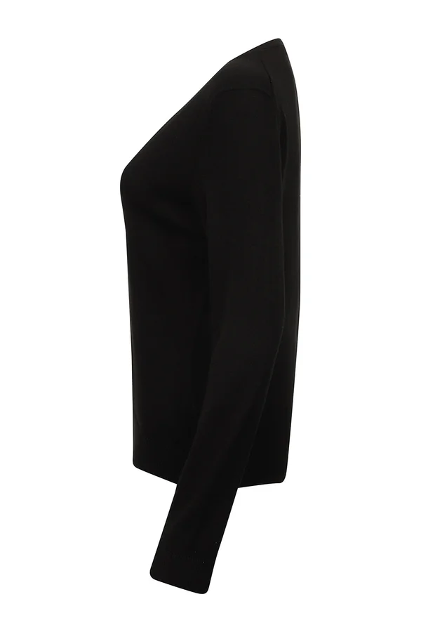 Ladies´ Lightweight V-Neck Short Cardigan Black