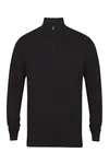 Men´s Quarter Zip Jumper Black