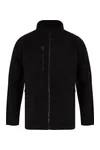 Recycled Polyester Microfleece Jacket Black