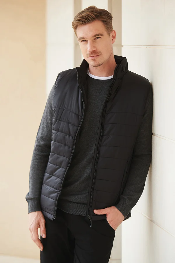 Unisex Padded Gilet Black