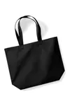 Organic Premium Cotton Maxi Bag Black