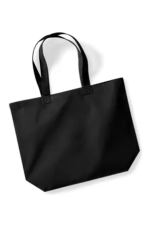 Organic Premium Cotton Maxi Bag Black
