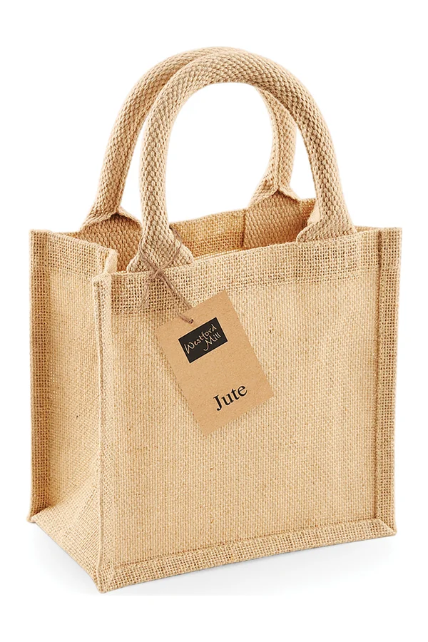 Jute Petite Gift Bag Natural
