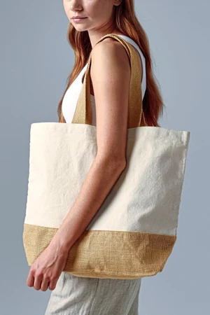 Jute Base Canvas Bag