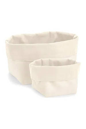 Reversible Canvas Organiser Natural