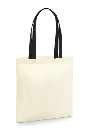 EarthAware® Organic Bag for Life - Contrast Handles Natural / Black