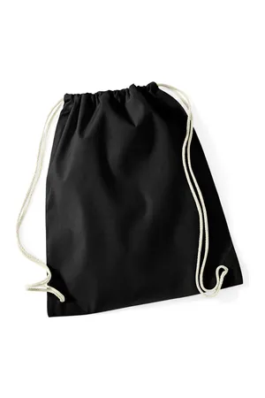 Recycled Cotton Gymsac Black