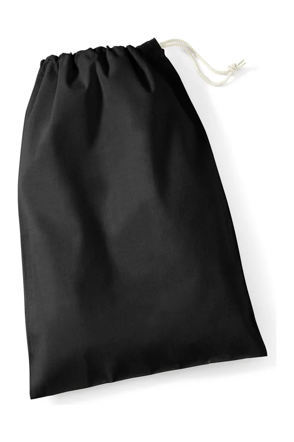 Recycled Cotton Stuff Bag Black