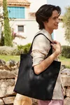 Recycled Cotton Maxi Bag Black