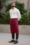 Cook´s Apron With Pocket Bordeaux