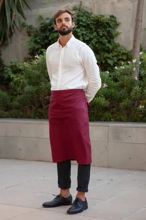 Cook´s Apron With Pocket Bordeaux