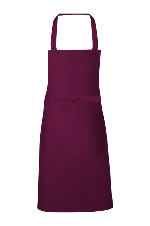 Cotton Hobby Apron Bordeaux