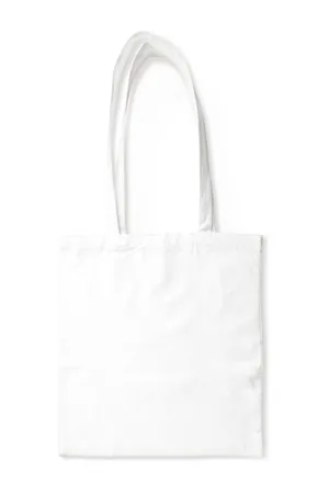 Long Handle Carrier Bag White