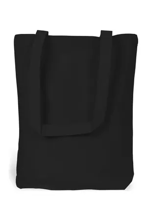 Canvas Carrier Bag Long Handle Black