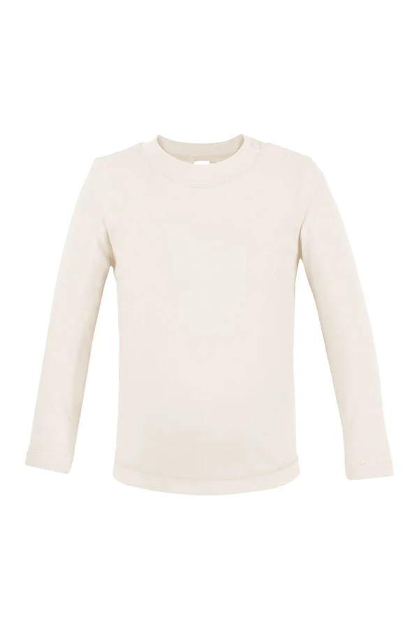 Organic Baby T-Shirt Long Sleeve Noah 02 Natural