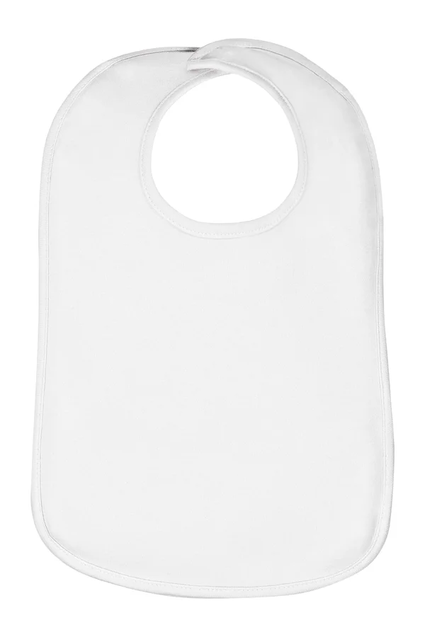 Bib Interlock Double Layer White