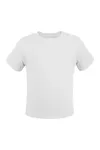 Short Sleeve Baby T-Shirt Polyester White
