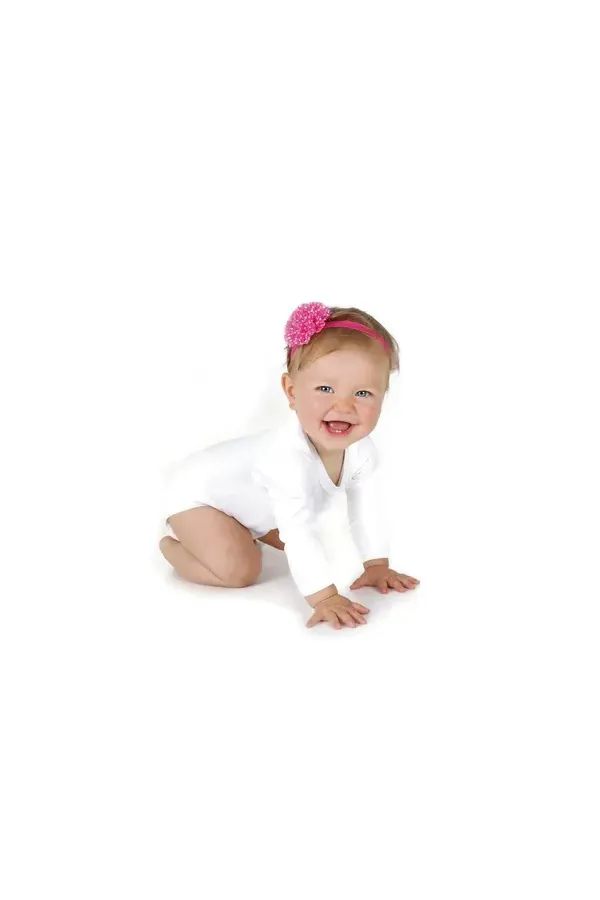 Long Sleeve Baby Bodysuit Polyester