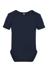 Short Sleeve Baby Bodysuit Navy