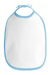 Baby Bib White / Babyblue
