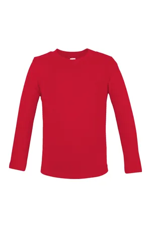 Bio Long Sleeve Baby T-Shirt Red