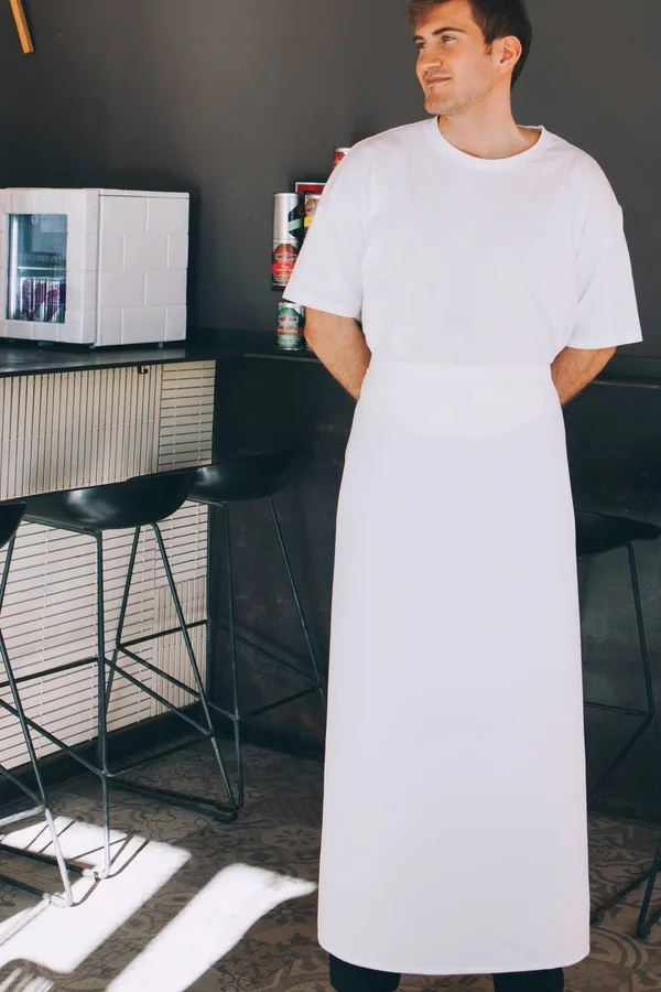 Bistro Apron Sublimation White