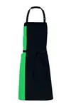 Duo Apron Black / Apple (ca. Pantone 360)