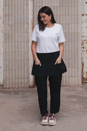 Jeans Cocktail Apron Black