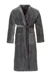 Velours Bademantel Feeling / Schalkragen Flanell