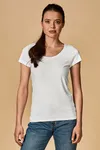 Women´s Deep Scoop T-Shirt White