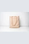 Cotton Bag, Natural, Long Handles, Basic