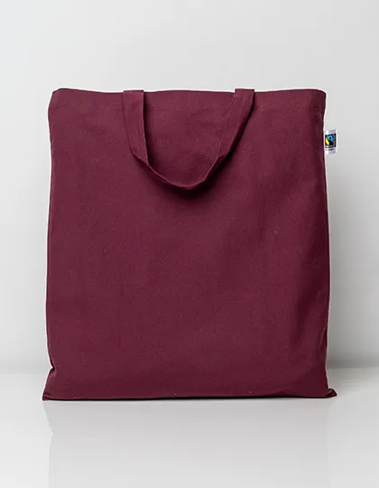 Cotton Bag, Fairtrade-Cotton, Short Handles