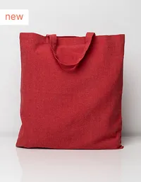 Cotton Bag, recycelt, short Handles