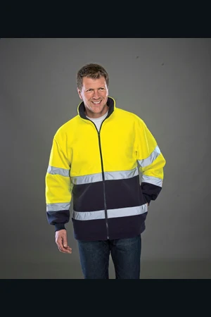 Hi-Vis 2 Bands 2-Tone Fleece Jacket