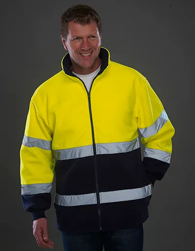 Hi-Vis 2 Bands 2-Tone Fleece Jacket