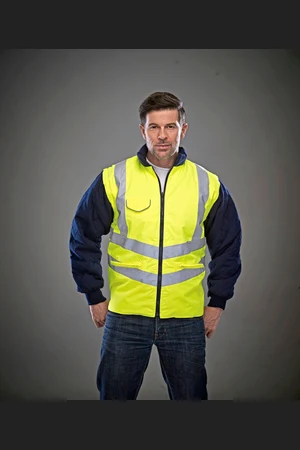 Hi-Vis Chevron Quilted Jacket