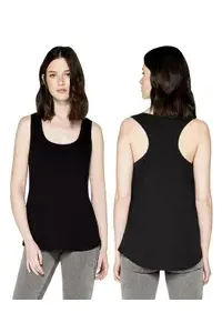 EARTH POSITIVE® WOMENS RACER VEST - BLACK - S