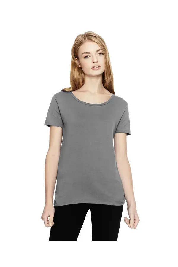 FAIRSHARE WOMENS T-SHIRT - MEL. GREY - S