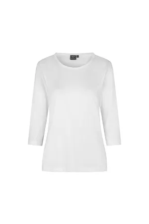 PRO Wear T-Shirt | ¾ Arm | Damen Weiss