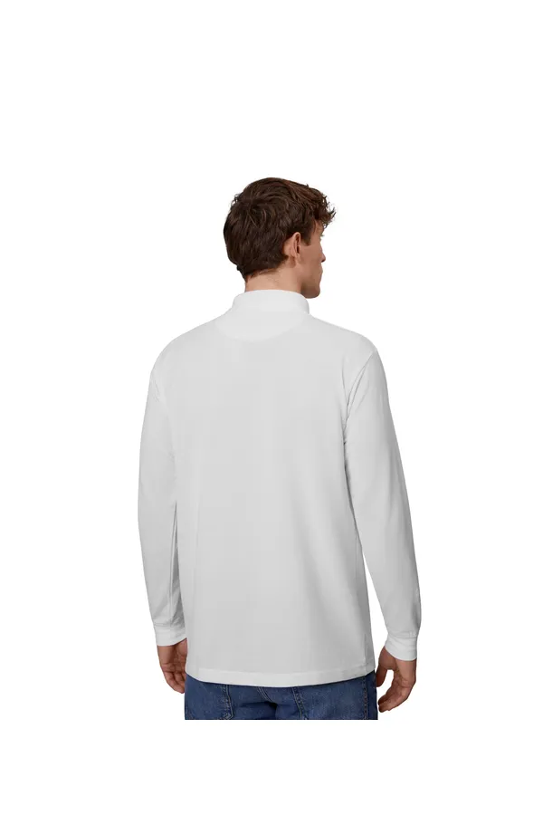 PRO Wear Poloshirt | Langarm Weiss