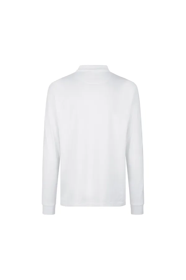 PRO Wear Poloshirt | Langarm Weiss