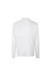 PRO Wear Langarm-Poloshirt | Druckknopf Weiss